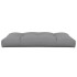 Cojín para muebles de palets tela gris 120x80x12