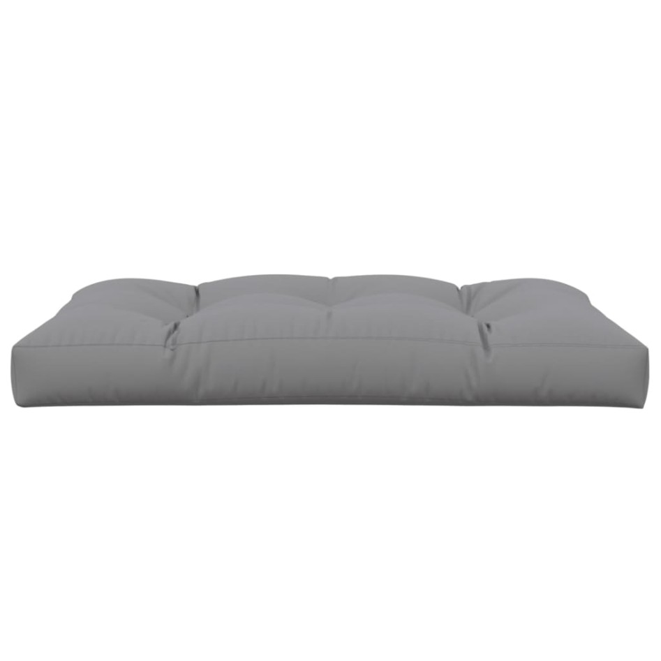 Cojín para muebles de palets tela gris 120x80x12