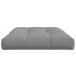 Cojín para muebles de palets tela gris 120x80x12