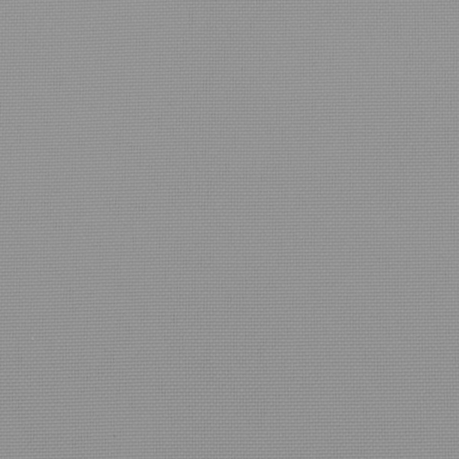 Cojín para muebles de palets tela gris 120x80x12