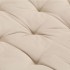 Cojín para palés algodón beige 120x80x10