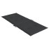 Cojín silla de jardín respaldo alto 4 uds tela negro