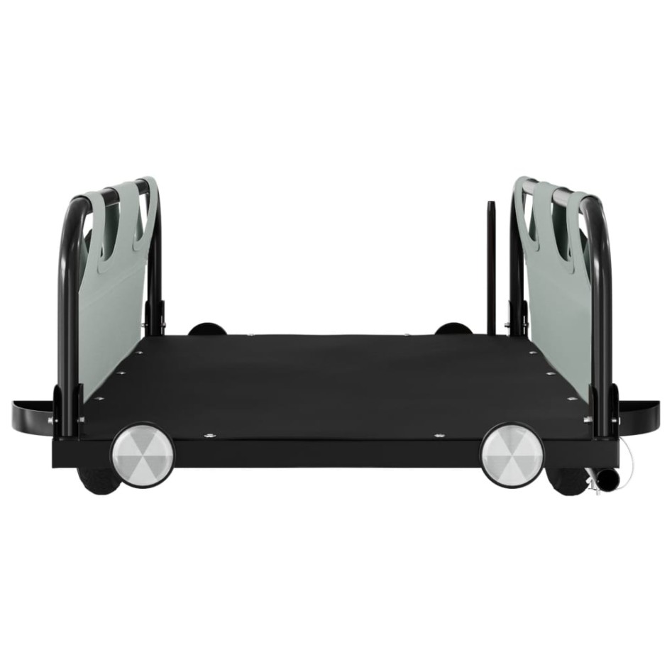 Remolque para bicicletas hierro y tela Oxford