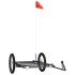 Remolque para bicicletas hierro negro 135x68x37