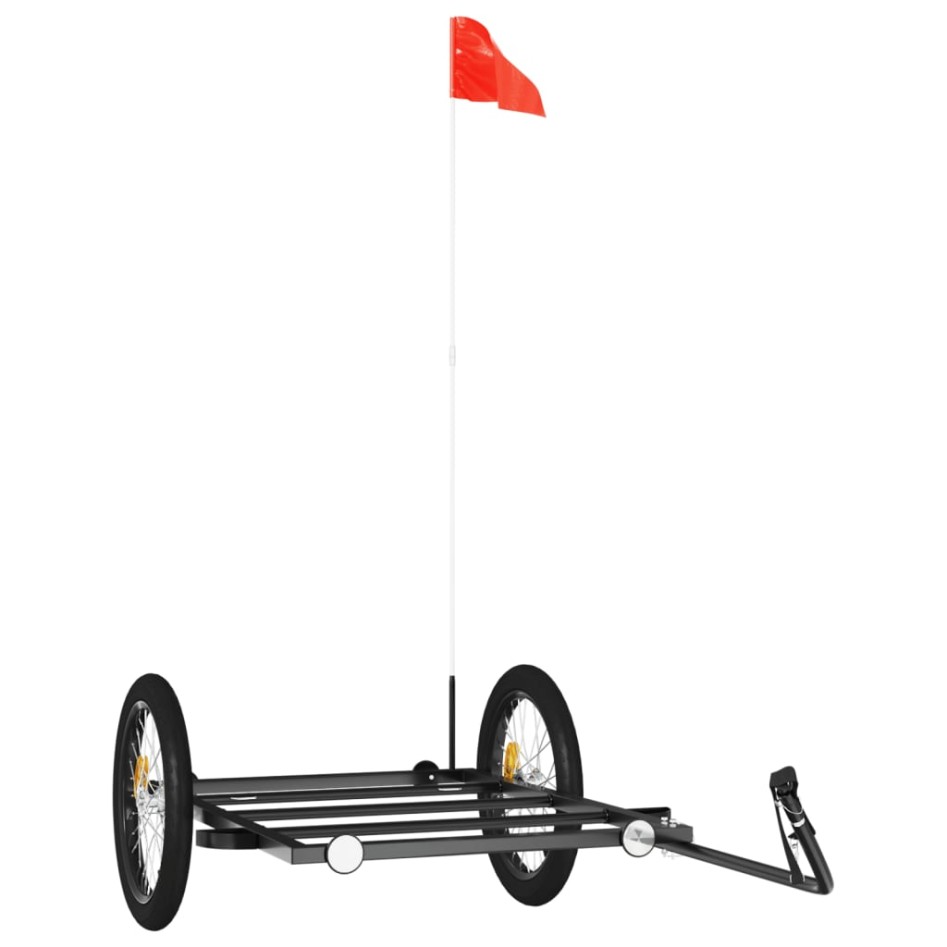 Remolque para bicicletas hierro negro 135x68x37