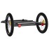 Remolque para bicicletas hierro negro 135x68x37
