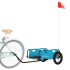 Remolque para bicicletas hierro y tela Oxford