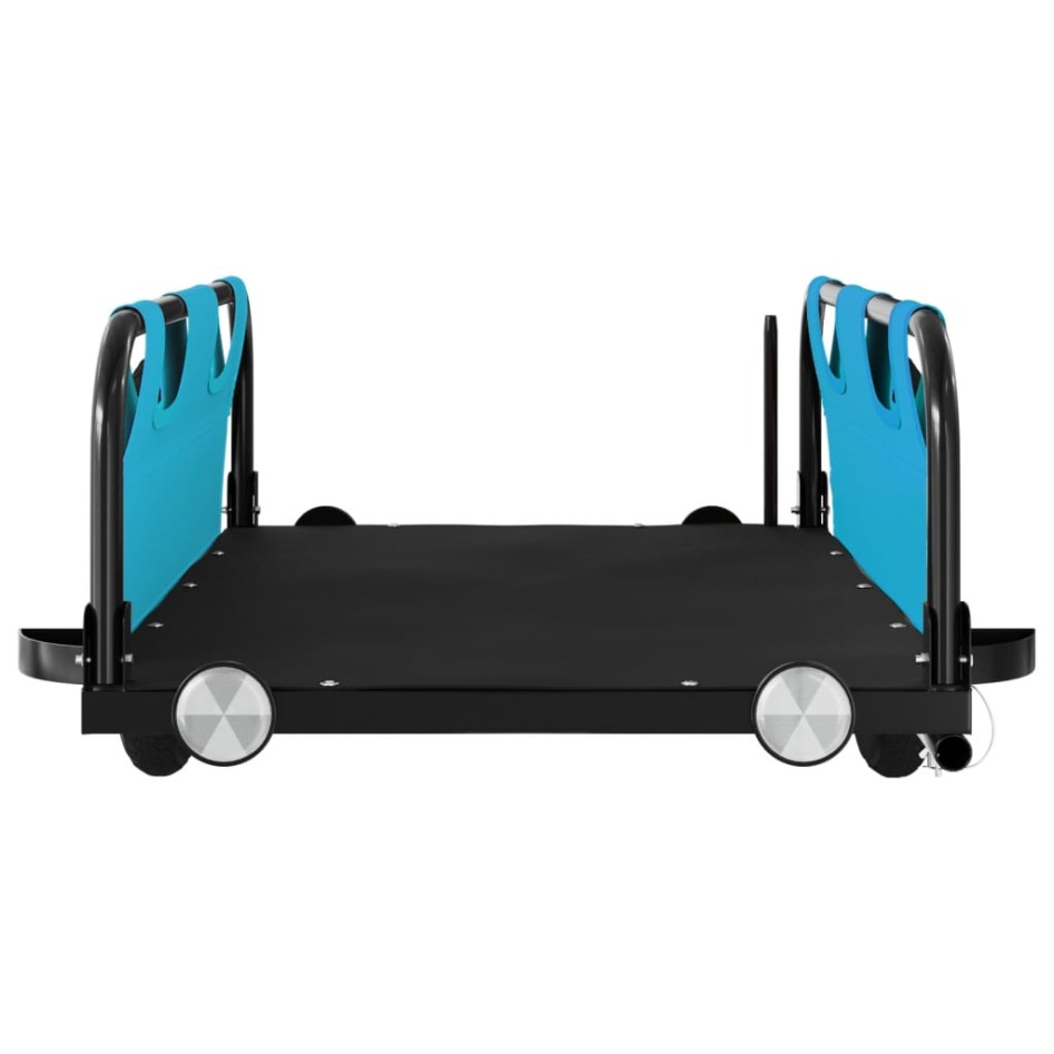 Remolque para bicicletas hierro y tela Oxford