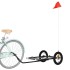 Remolque para bicicletas hierro negro 122x53x28