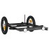 Remolque para bicicletas hierro negro 122x53x28