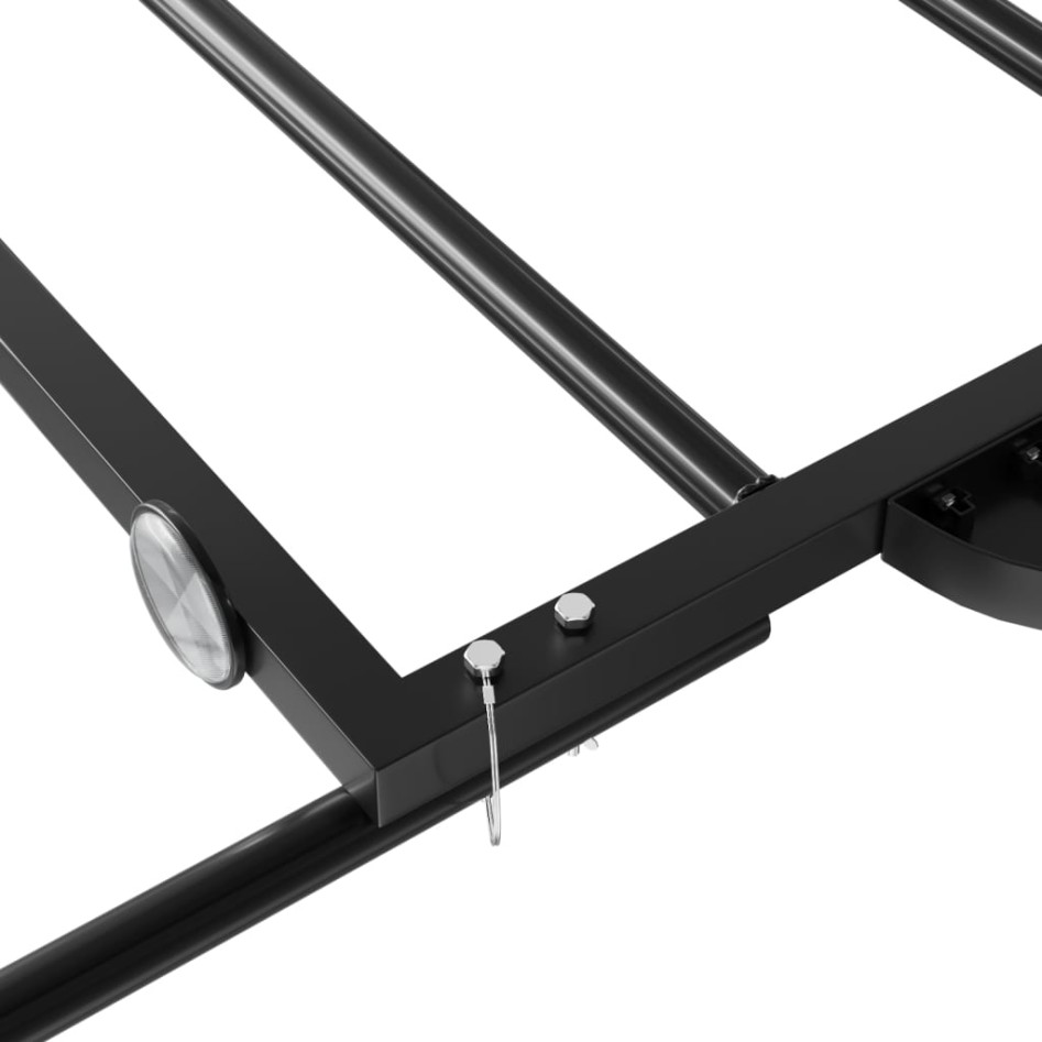 Remolque para bicicletas hierro negro 122x53x28