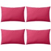 Cojines para exteriores 60x40 cm rosa 4 unidades