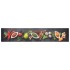 Alfombra de cocina lavable terciopelo dibujo especias 60x300