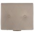 Taburete de almacenamiento 40 cm beige de
