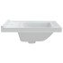 Lavabo de baño rectangular cerámica blanco 61x48x19,5