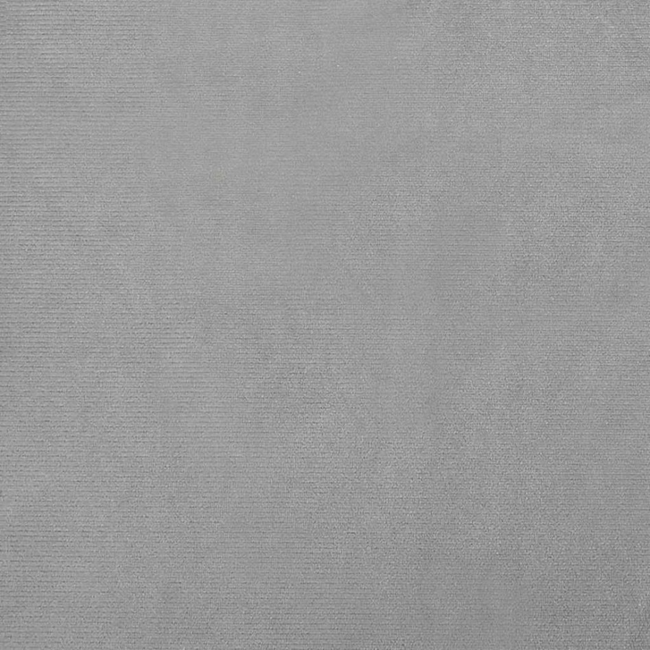 Cama para perros de terciopelo gris claro 70x45x26,5