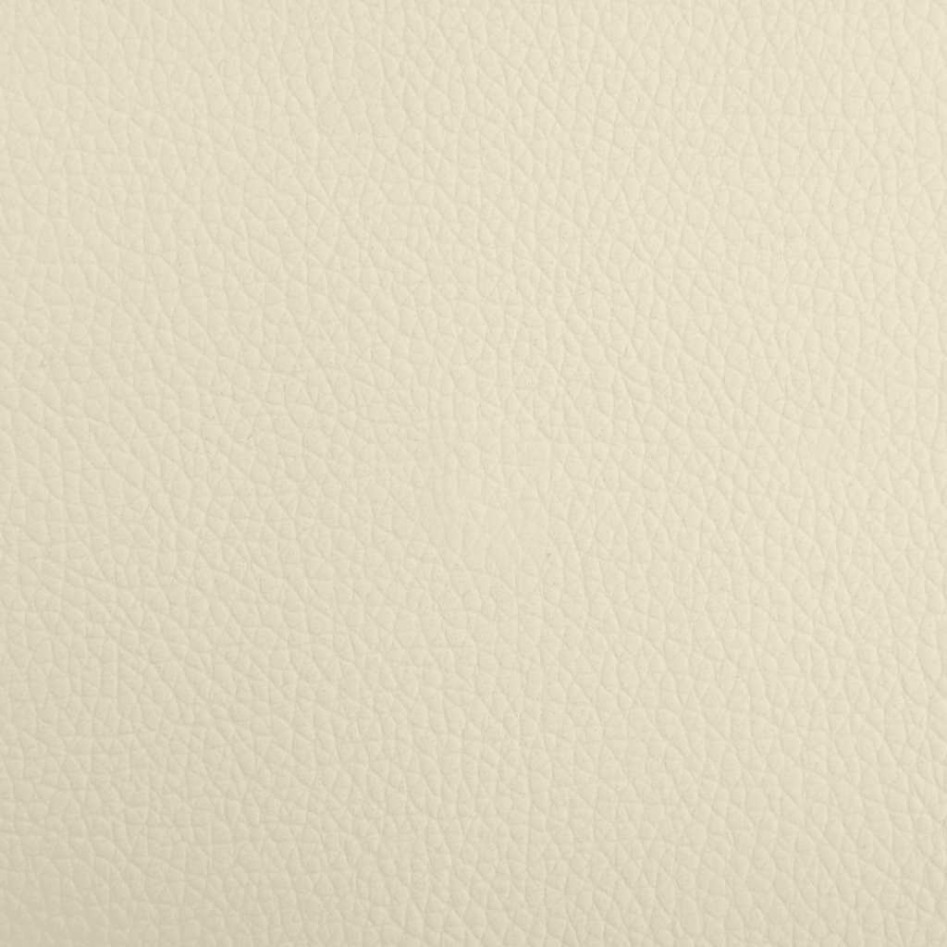 Cama para perros de cuero sintético crema 70x45x28