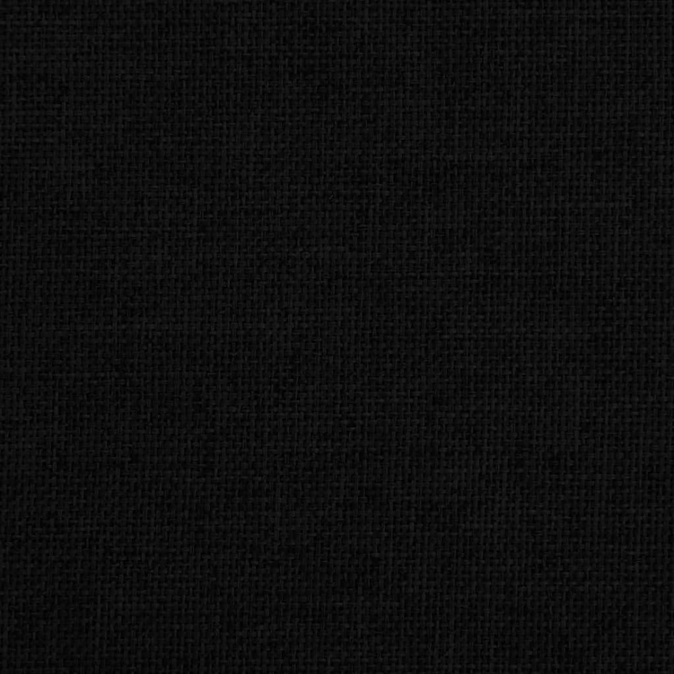 Cama para perros de tela negra 70x45x28