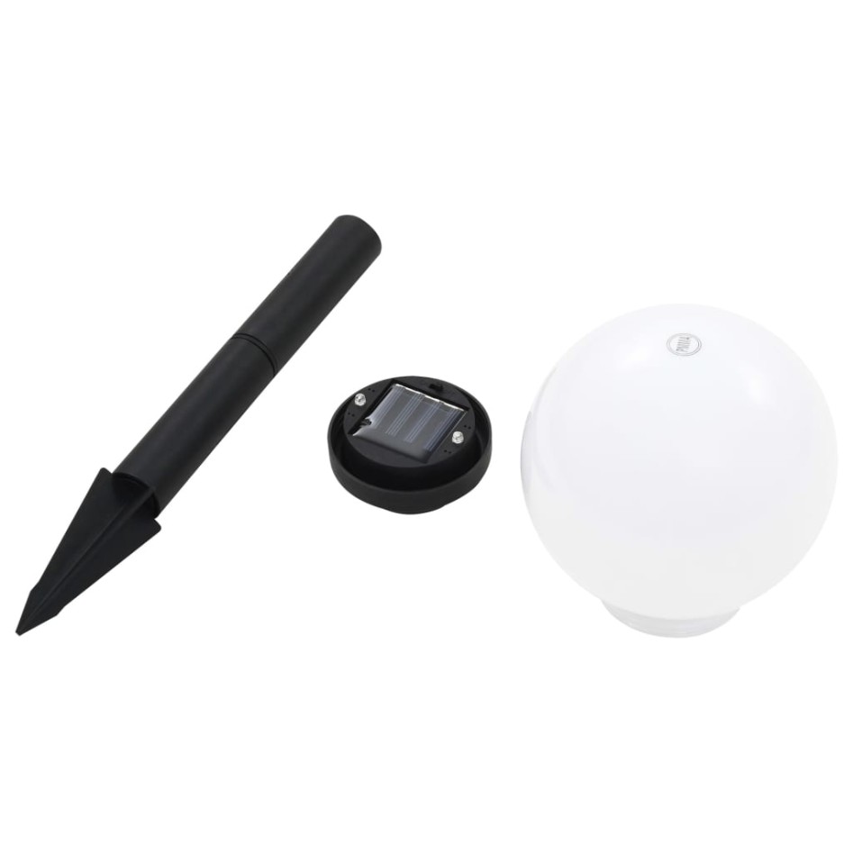 Lámparas solares esféricas de exterior 6 uds LED RGB 20