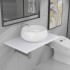 Conjunto de muebles de baño 2 piezas cerámica