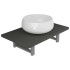 Conjunto de muebles de baño 2 piezas cerámica