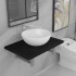 Conjunto de muebles de baño 2 piezas cerámica