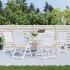 Cojines de silla de jardín 6 uds tela Oxford beige 50x50x3
