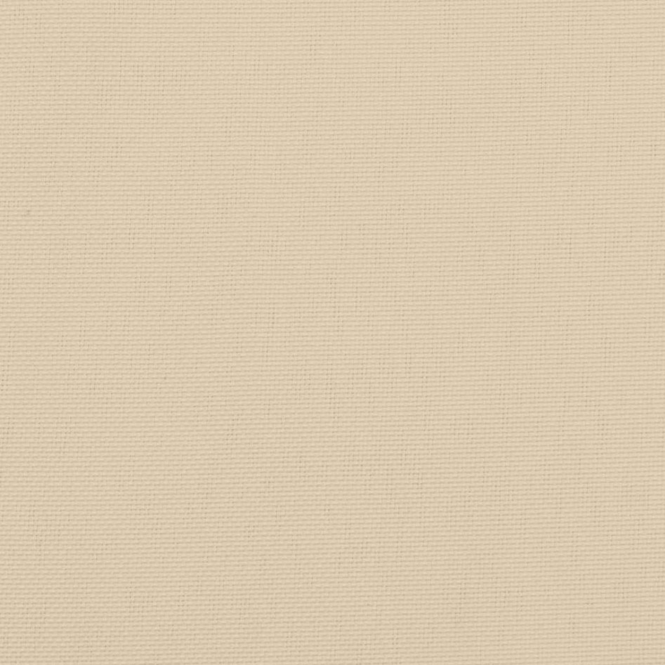 Cojines de silla de jardín 6 uds tela Oxford beige 50x50x3