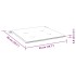 Cojines de silla de jardín 6 uds tela Oxford beige 50x50x3