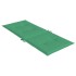 Cojín silla de jardín respaldo alto 6 uds tela verde