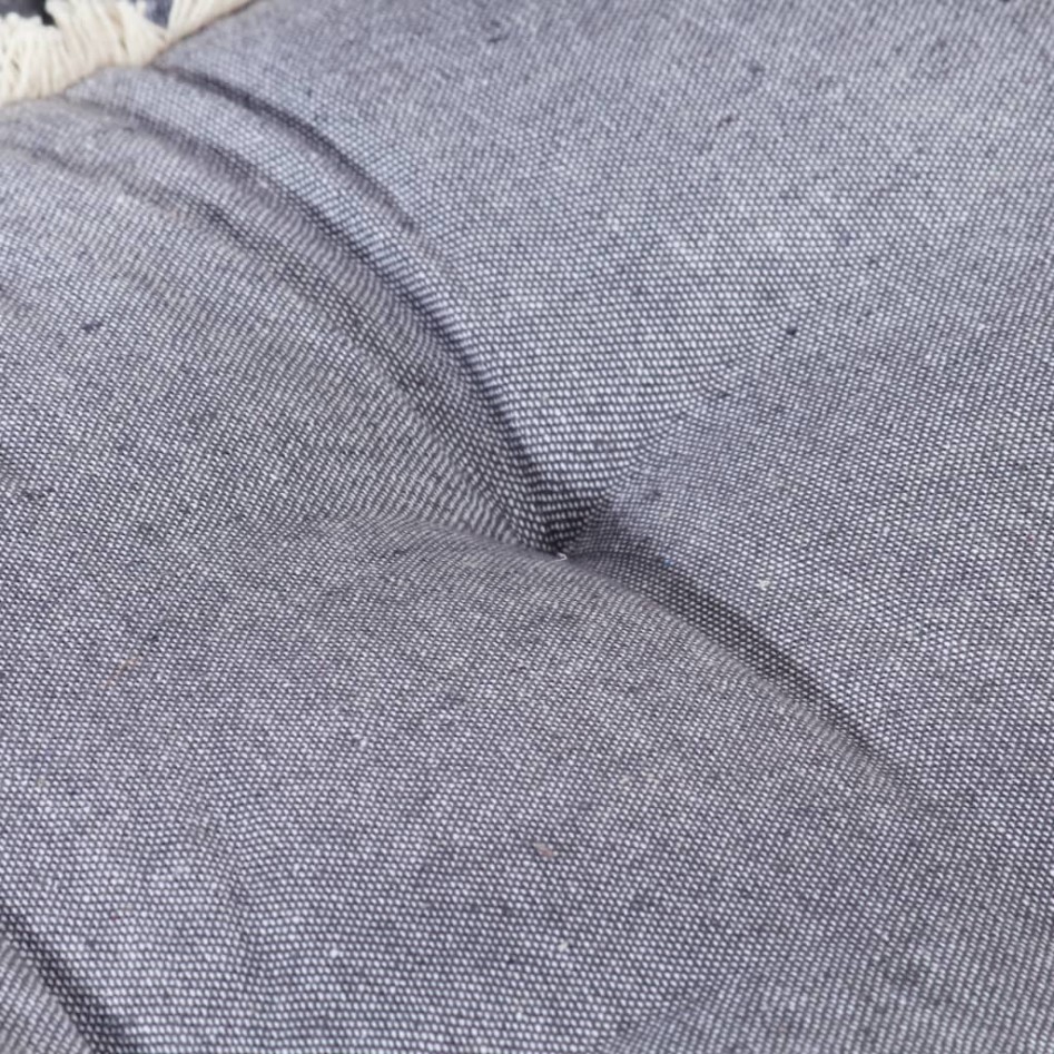 Cojín para sofá de palets gris antracita 120x80x10