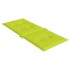 Cojín silla de jardín respaldo alto 6 uds tela verde