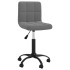 Silla de oficina giratoria de terciopelo gris