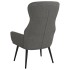 Sillón de relax de tela gris