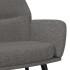 Sillón de relax de tela gris