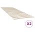 Somieres de láminas con 34 lamas 2 unidades 90x200