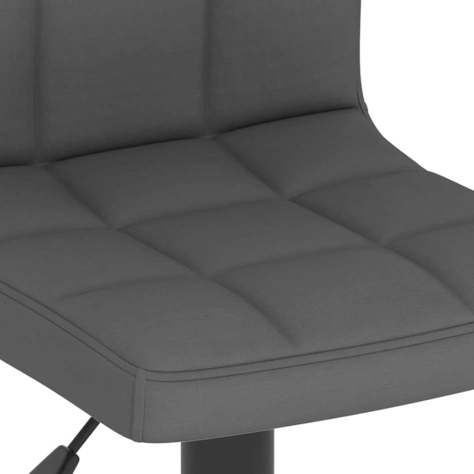 Taburete de cocina de tela gris