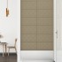 Paneles de pared 12 uds cuero PE capuchino 60x30 cm 2,16