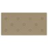 Paneles de pared 12 uds cuero PE capuchino 60x30 cm 2,16