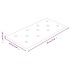 Paneles de pared 12 uds cuero PE capuchino 60x30 cm 2,16