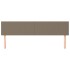 Cabeceros 2 unidades tela gris taupe 80x5x78/88
