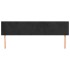Cabeceros 2 unidades de terciopelo negro 100x5x78/88
