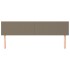 Cabeceros 2 unidades de tela gris taupe 100x5x78/88