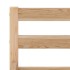 Estructura de cama de madera maciza de pino 160x200