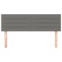 Cabeceros 2 unidades tela gris oscuro 72x5x78/88