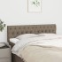 Cabeceros 2 unidades tela gris taupe 72x7x78/88