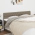 Cabeceros 2 unidades de tela gris taupe 100x7x78/88