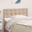 Cabecero de cuero sintético color capuchino 100x5x78/88 cm
