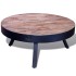 Mesa de centro redonda madera de teca