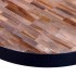 Mesa de centro redonda madera de teca